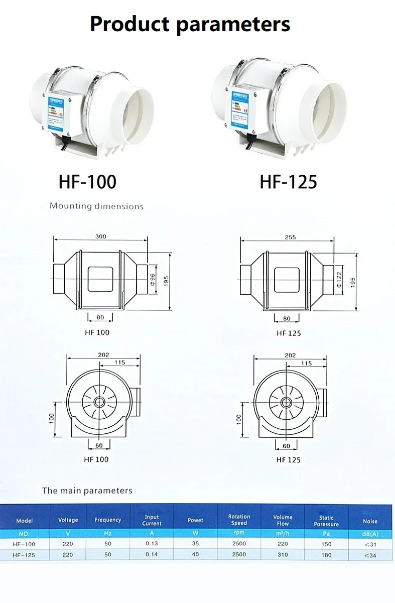 Exhaust Fan Home Mute Inline Duct Fan Bathroom Exhaust Fan Ventilation Equipment Kitchen Bathroom Wall Mounted Air Purifying Ve 4 küchexyz.de S31e4e994143f4d5185a13deb9337c01cL küchexyz.de Best Price | Fast Delivery |Quality Product Exhaust Fan Home Mute Inline Duct Fan Bathroom Exhaust Fan Ventilation Equipment Kitchen Bathroom Wall Mounted Air Purifying Ve
