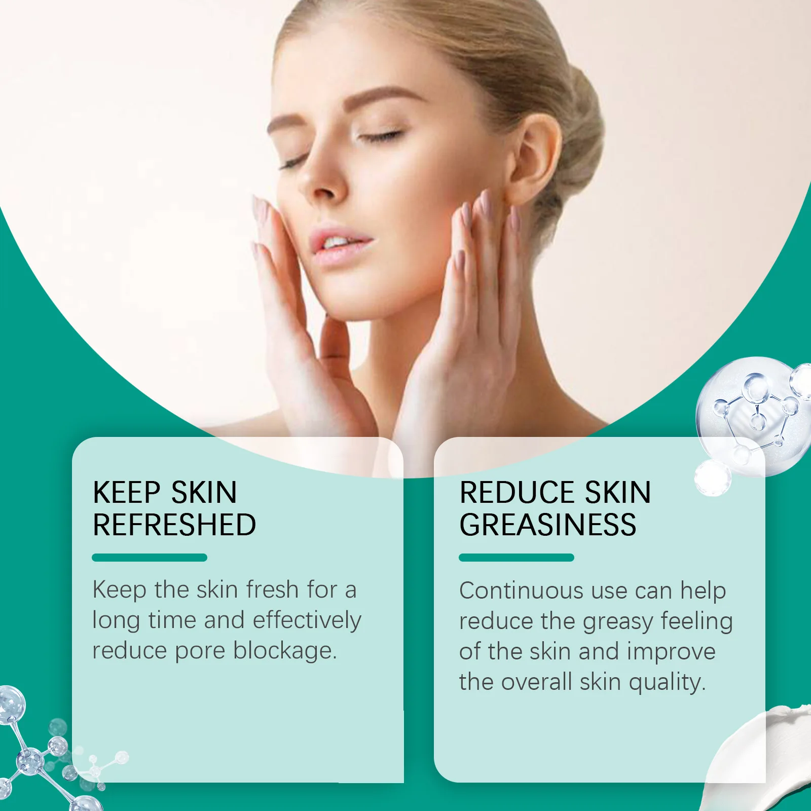 Salicylic Acid Facial Cleanser Remove Acne Cleansing Moisturize Clarifying Pores Oil Control Refreshing Face Wash Foam Skin Care 5