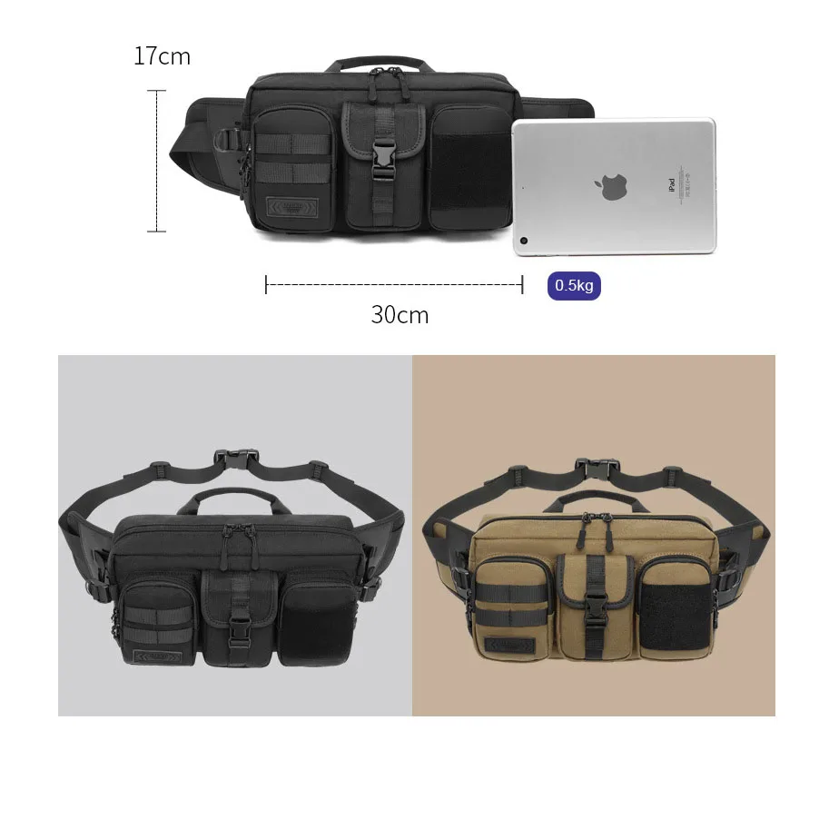 Nylon Male Tool Sling Chest Hip Bum Bag Men Waist Fanny Pack Belt