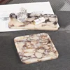 Simple And Modern Natural Calacatta Viola Marble Square Tray Sample Room Bathroom Hotel Sink Storage Tray Ornaments 1