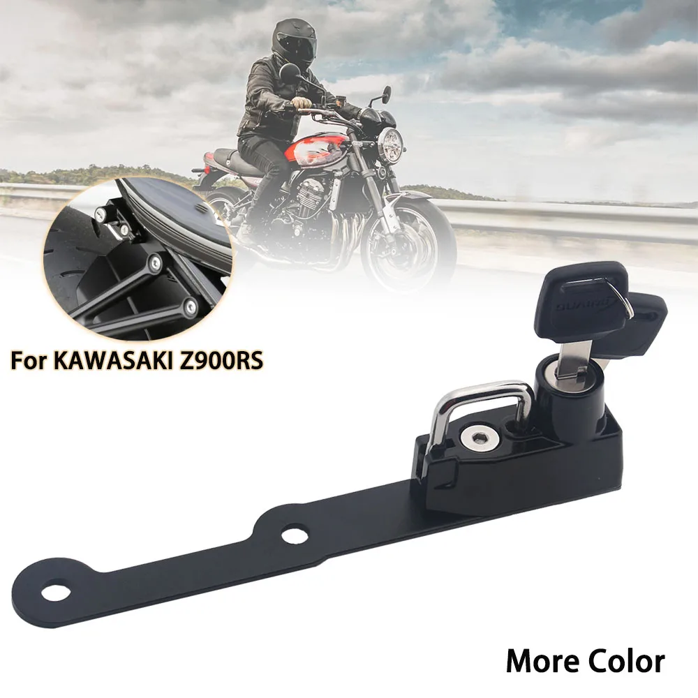 Motorrad Helms chloss Halterung Hakens eite Diebstahls icherung mit 2 Schlüsseln für Kawasaki Z900 Z 2017 Rs Cafe 2015-2018 – Detail 11