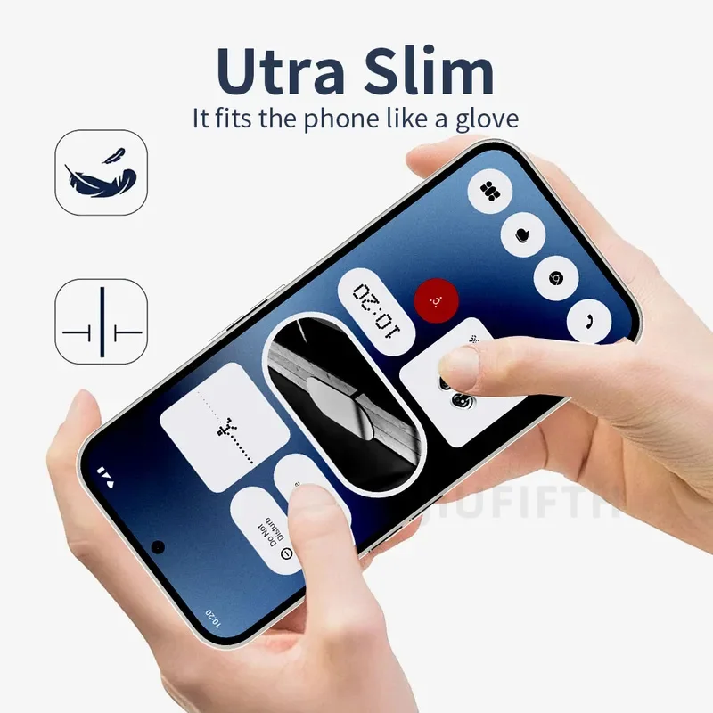 Clear Shockproof Silicone Phone Case - Fashionable Protective Back Cover