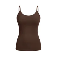 Women Tank Top Strap Slim Top for Summer Fashion Versatile Casual Breathable Micro Elastic Fabric Sleeveless Strap Top - Image 6