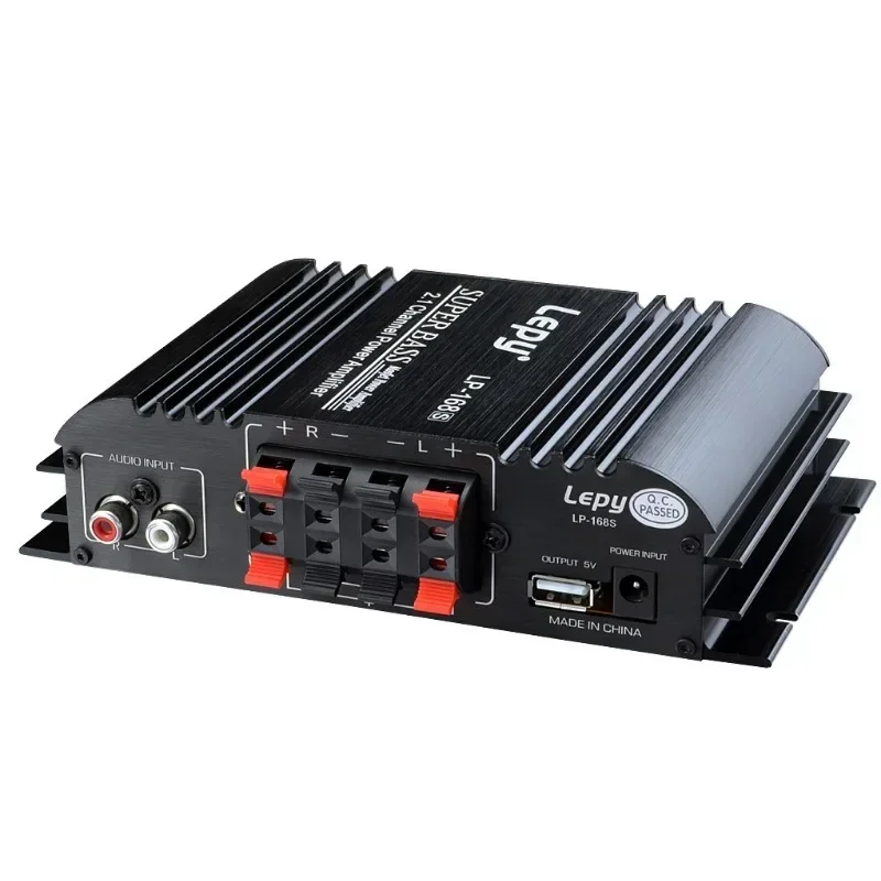 12 В Мощный сабвуфер 2,1 канальный автомобильный усилитель для Lepy LP-168S Audio Bass выход HiFi стерео звук с функцией AUX громкоговоритель