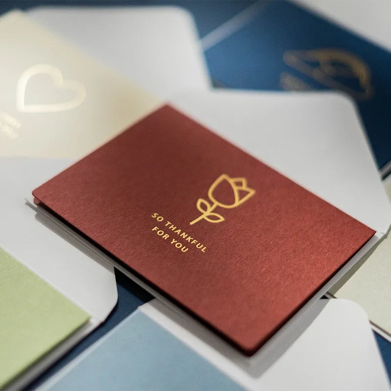 1/6pcs Festive Designs Happy Holiday Cards with Envelopes And Stickers Holiday Greeting Cards Set Postcard Creative for Gifts