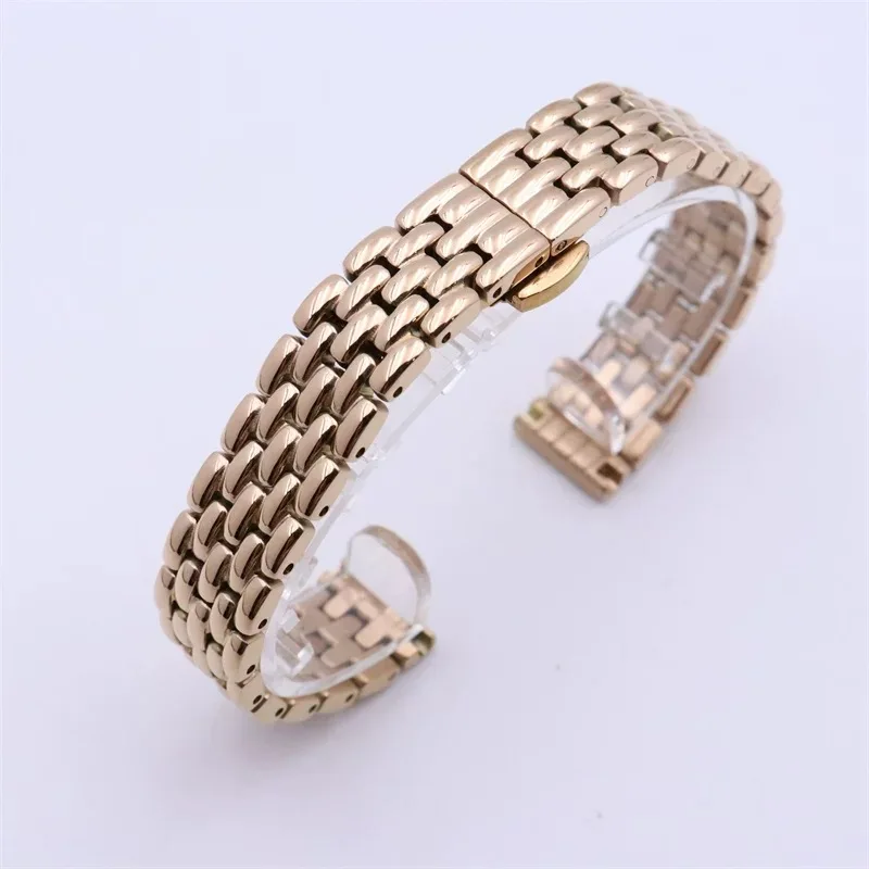 Rose Gold Stainless Steel Ladies Watch Bracelet Strap