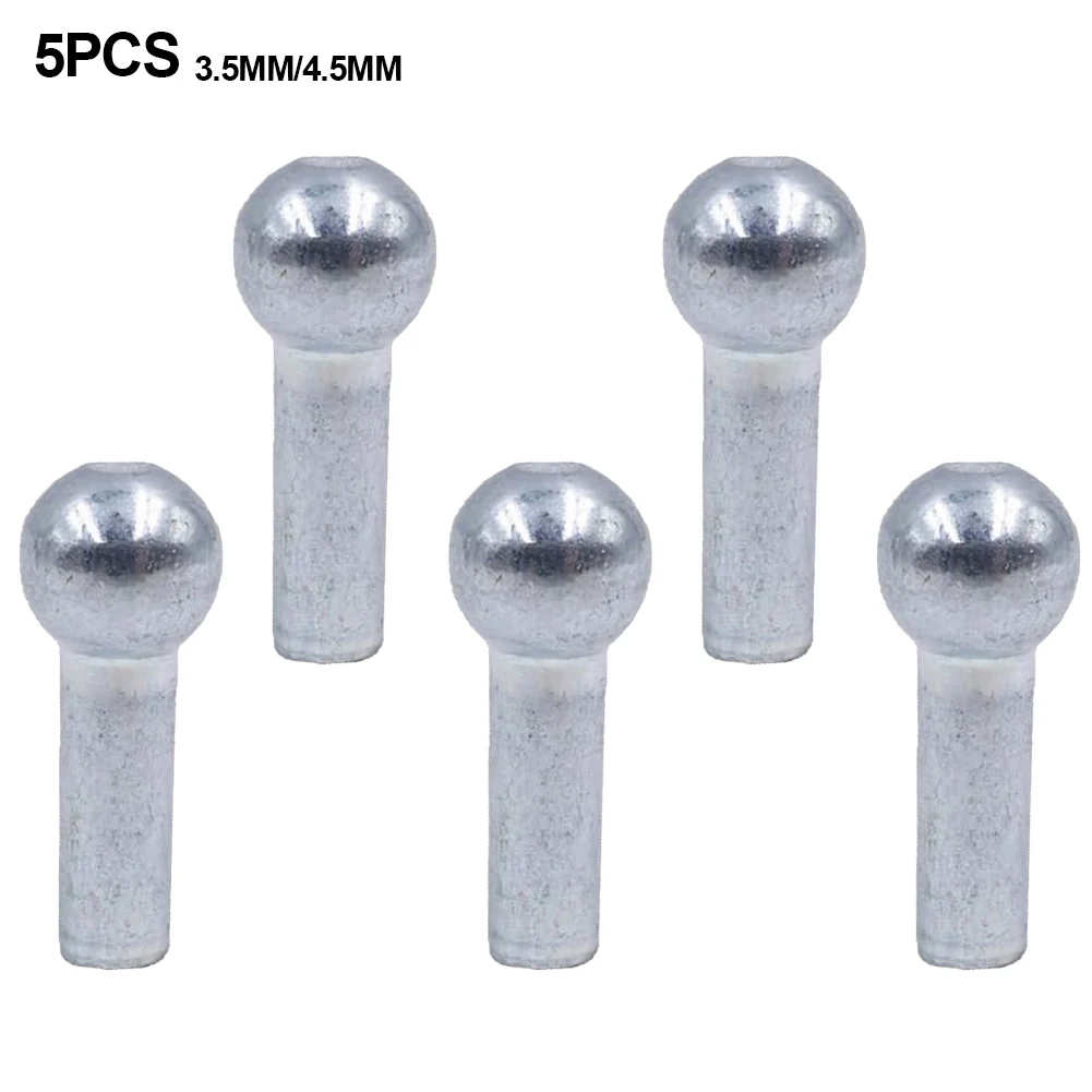 5pcs Gym Pulley Machine Stopper Cable Ball Terminals Wire Port Joint Parts For Diameter 5mm 6mm Cables Fitness Equipment