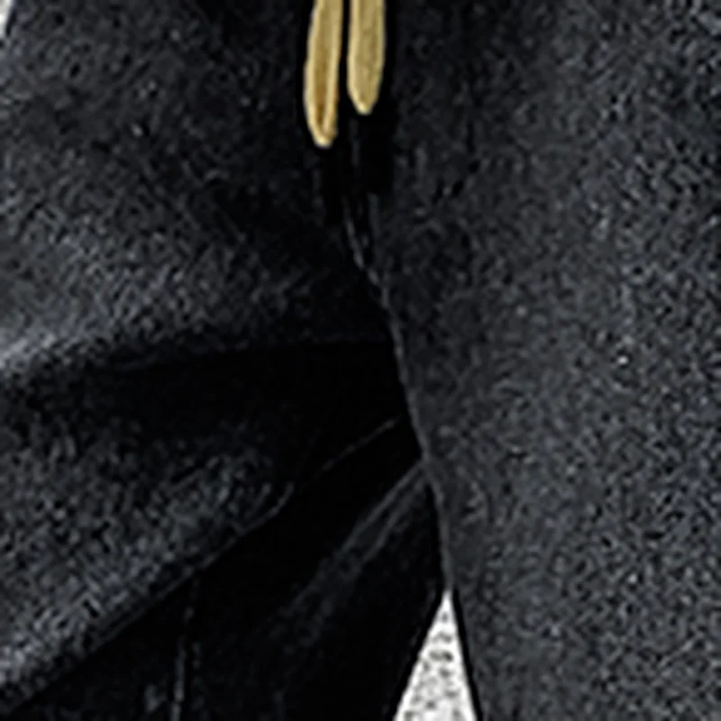 2022 New Men's Fashion Jeans Solid Color Elastic Drawstring Pockets Slim Fit  Breathable Comfortable Outdoor Daily Trousers