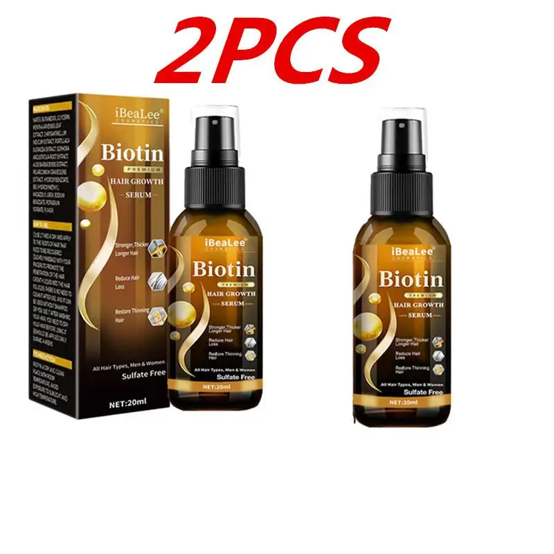 1/2PCS Anti Hair Loss Serum Fast Spray Products Prevent Baldness Treatment Scalp Dry Damaged Beard Hair Care Oil