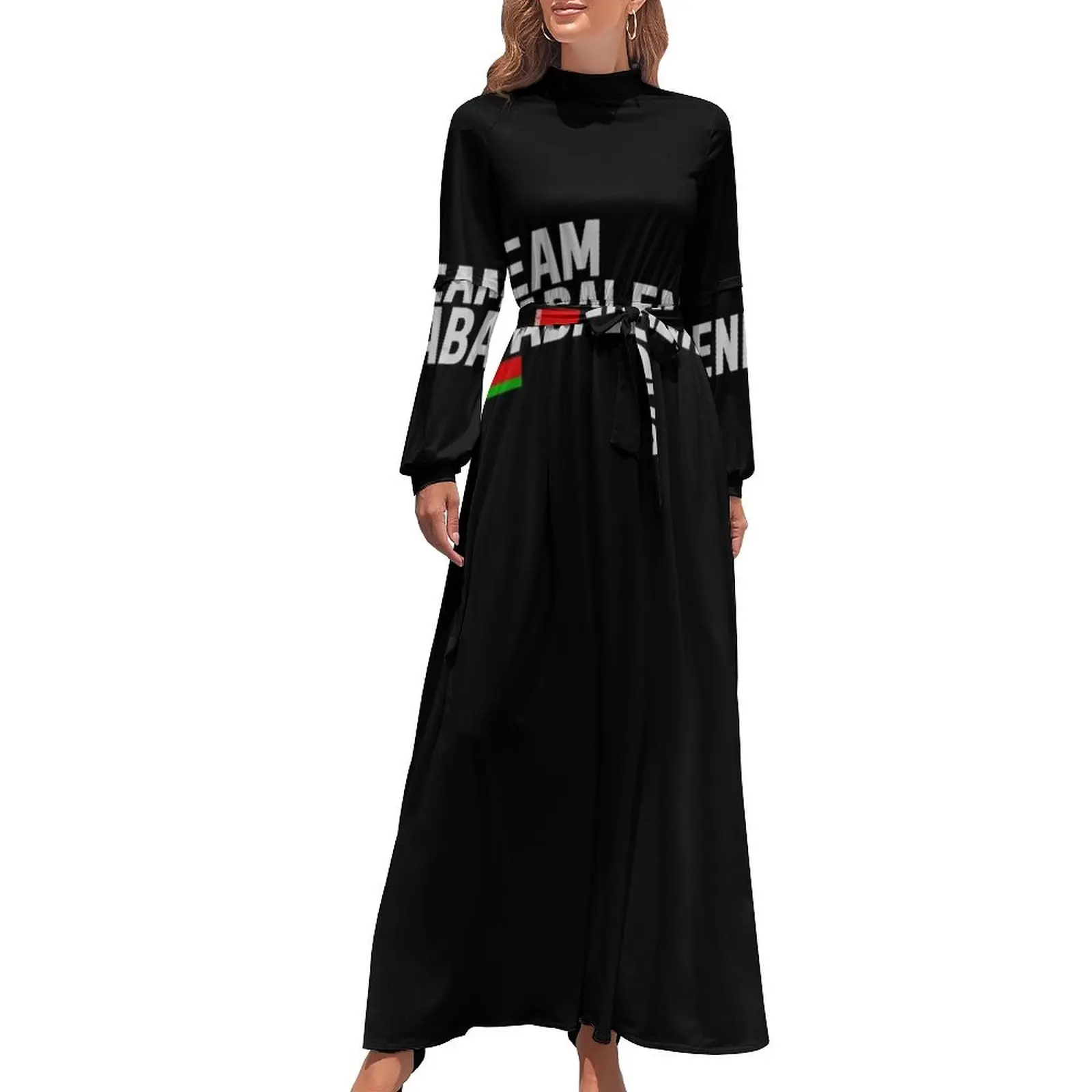 thumbnail image 1 of Vestido largo TEAM SABALENKA Vestido de verano Vestidos de fiesta Vestidos para mujer 2024 Vestido estilo coreano, 1 of 5