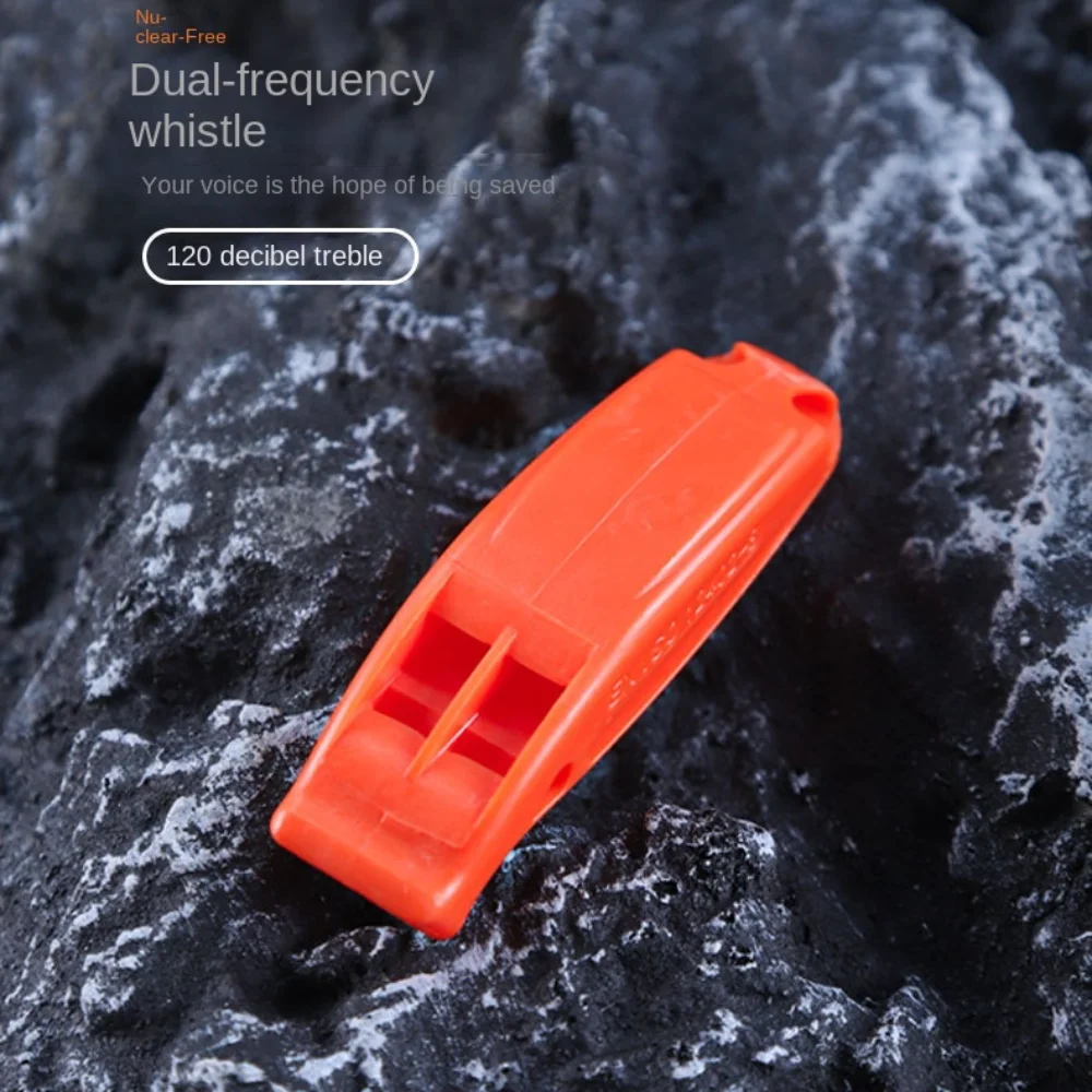 4 Farben Outdoor-Überlebens pfeife hochwertige Delphin Sound Camping Wander pfeife edc Pfeife Outdoor-Tool – Detail 1