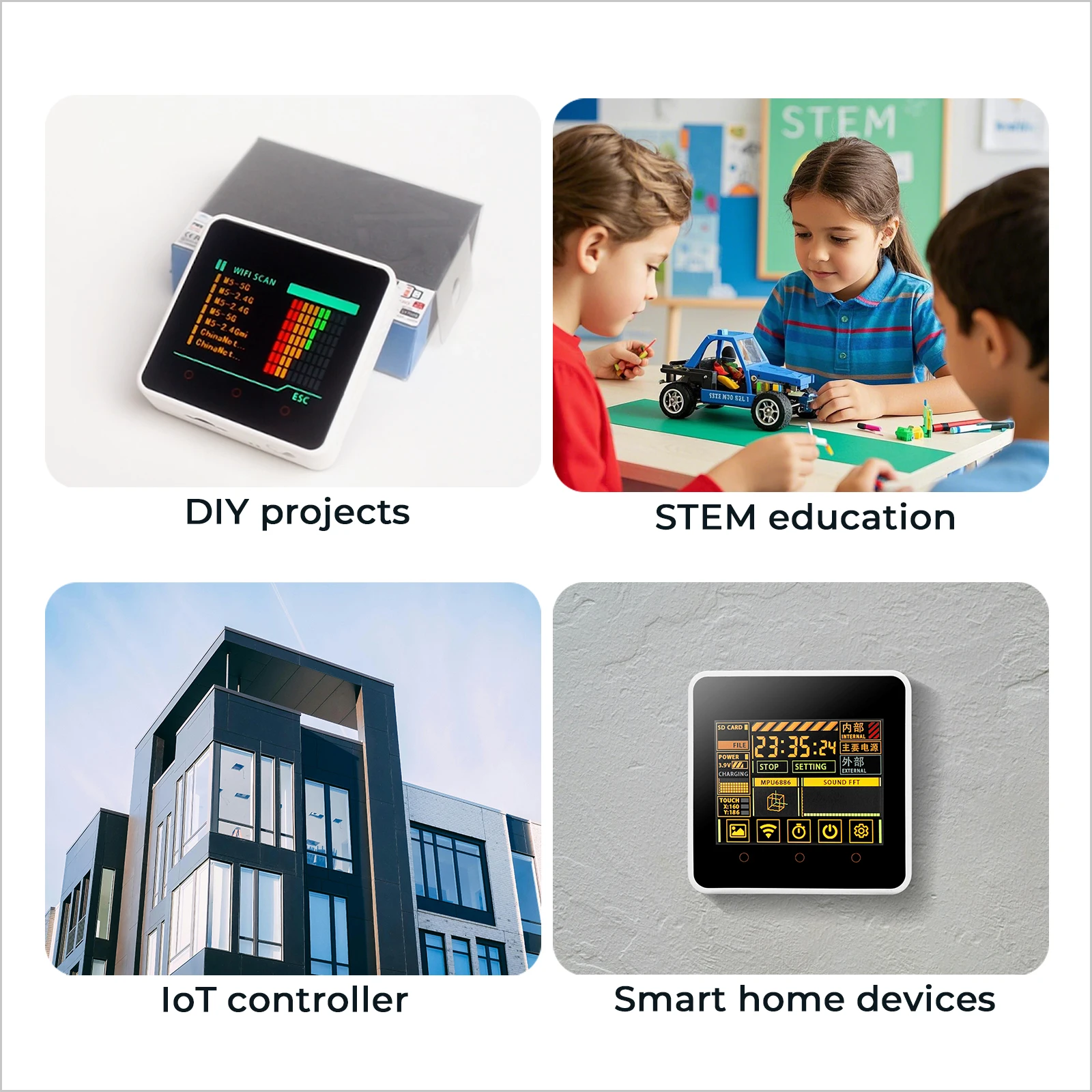 M5スタック公式開発キット、core2、esp32、iot、v1.1 - AliExpress