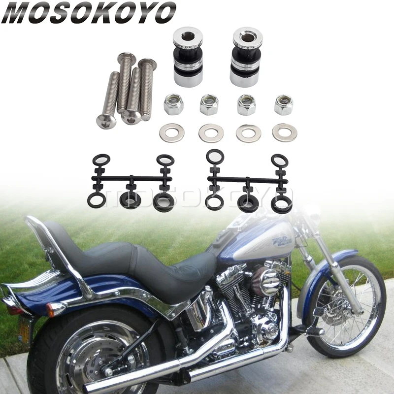 SissyBarMountingHardwareDetachableLuggageBackrestDockingHardwareKitforHarleySoftail