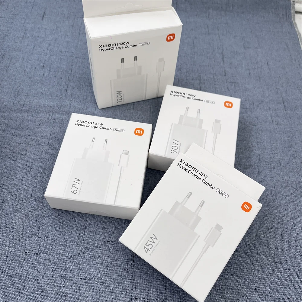 Xiaomi HyperCharge Fast Charging Combo EU Charger + Type C Cable Kit