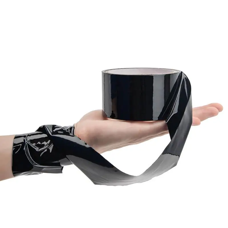 BDSM Handcuff Fetish SM Slave Bondage Toy Couple Body Restraint Electrostatic Tapes Self Adhesive Sex Tape Adult Toys_voghion.com