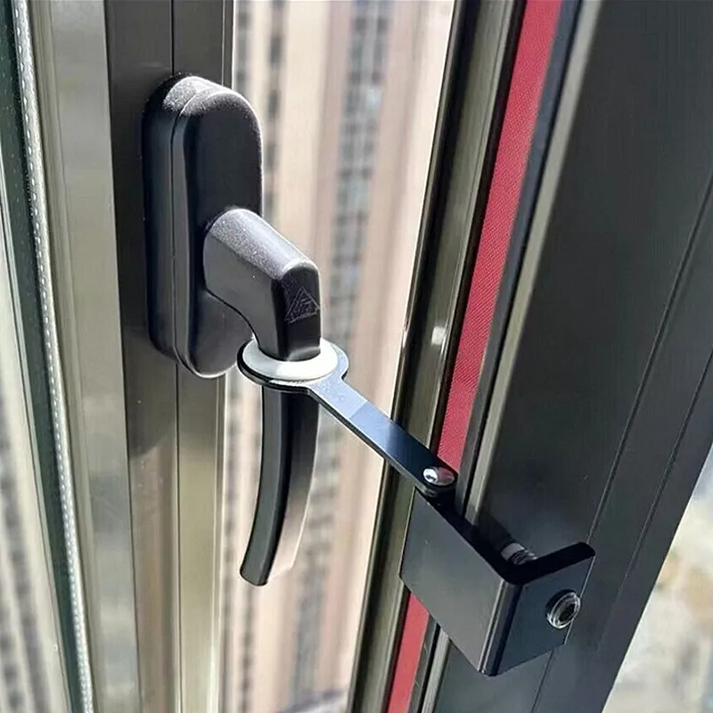 Aluminum Window Safety Lock Window Limiter Suitable For Window Sash Opening To The Outside Child Protection Latch