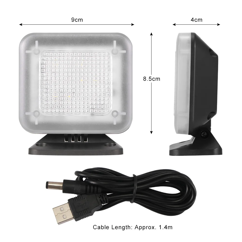 Anti-Theft TV Simulator USB LED TV Simulator Light 2W Fake TV 5V1A Low-Power Hom