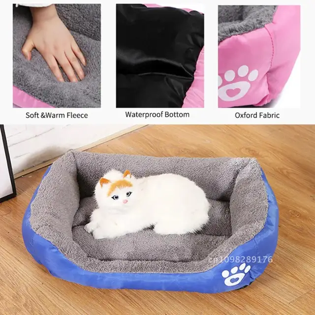 Soft and Cozy Ultimate Fleece Bed for Small, Medium, and Large Waterproof - Comfort for Inviting and Bottom - Ultimate Warm Dogs 2