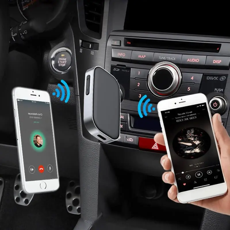 J22 Bluetooth Receiver AUX Wireless Bluetooth 5.0 Car Adapter