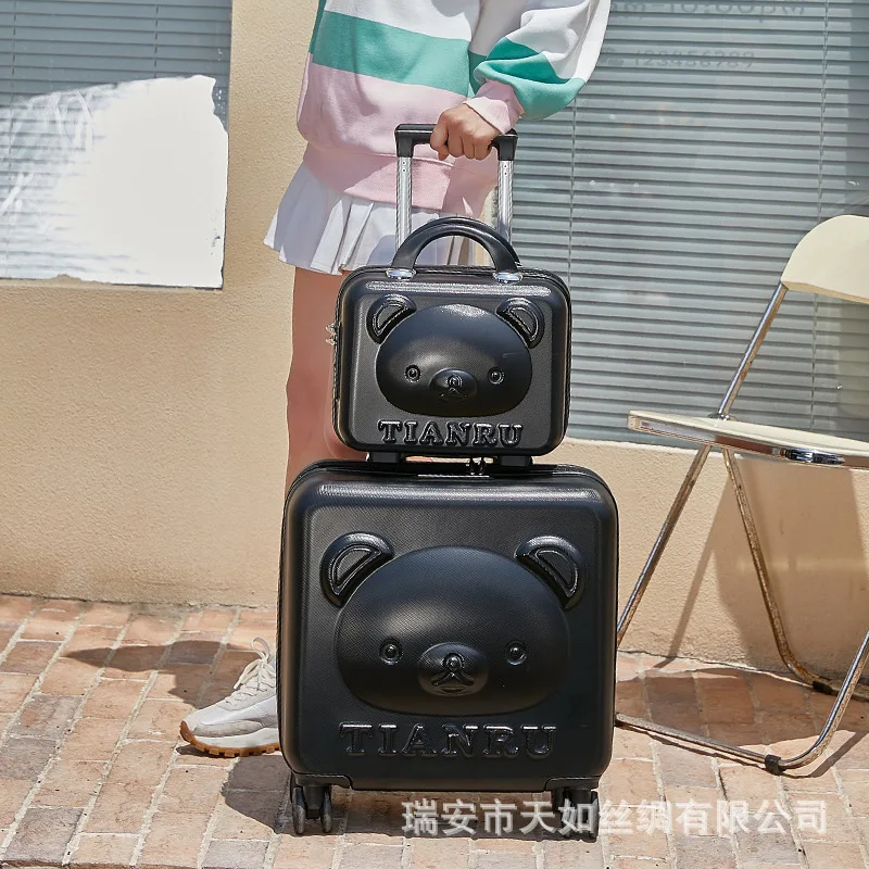 New Cartoon Travel Suitcase with Hand bag 20 inch Girls Trolley Bag Fashion Women Suitcase Rolling Luggage set