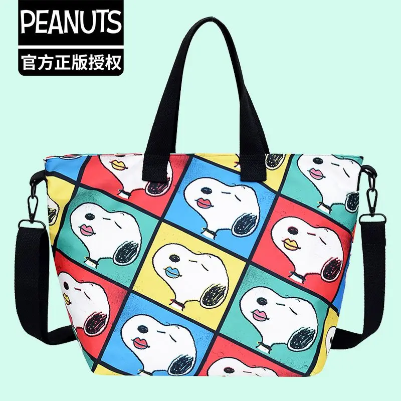 

Kawaii аниме мультфильм серия Снупи винтажная сумка через плечо сумка для шоппинга ручная сумка для влюбленных праздник подарок Девочка Сердце