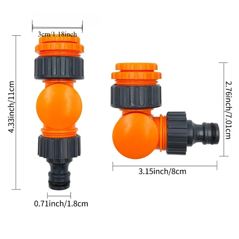 1PC Garden Hose Connector, Faucet Adapter, Suitable for 1/2 Inch Faucets, Used for Watering and Irrigation, Garden Tools