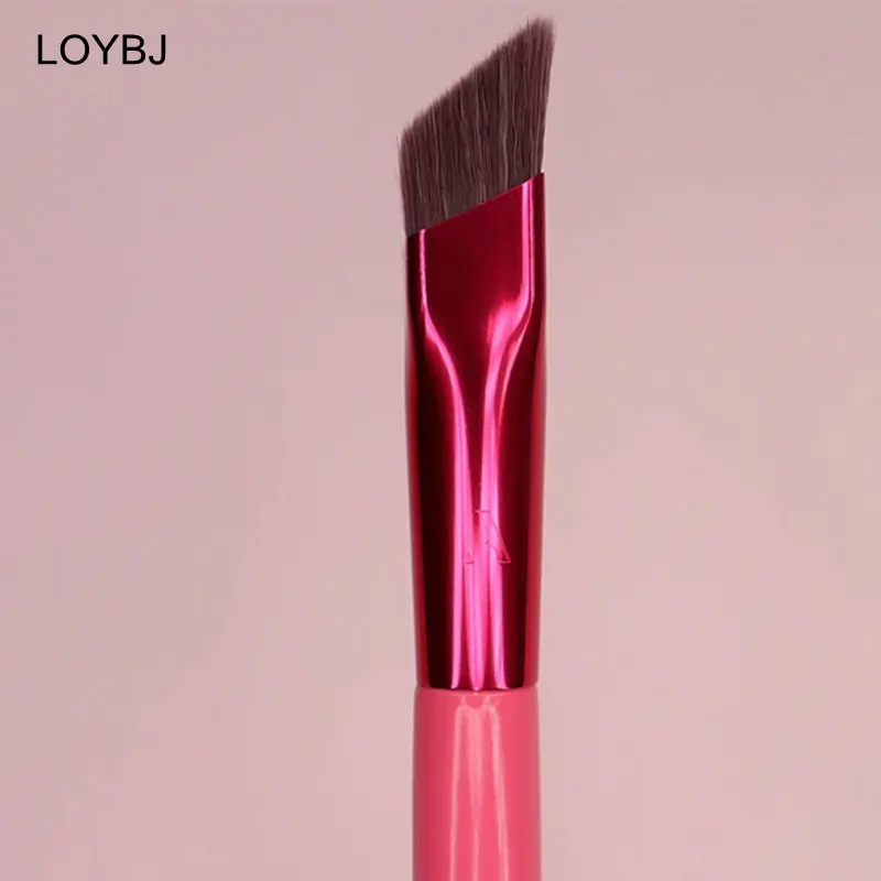 LOYBJ 와일드 눈썹 브러쉬 다기능 시뮬레이션 눈썹 헤어 메이크업 브러쉬 컨투어 아이 섀도우 컨실러 스퀘어 메이크업 브러쉬
