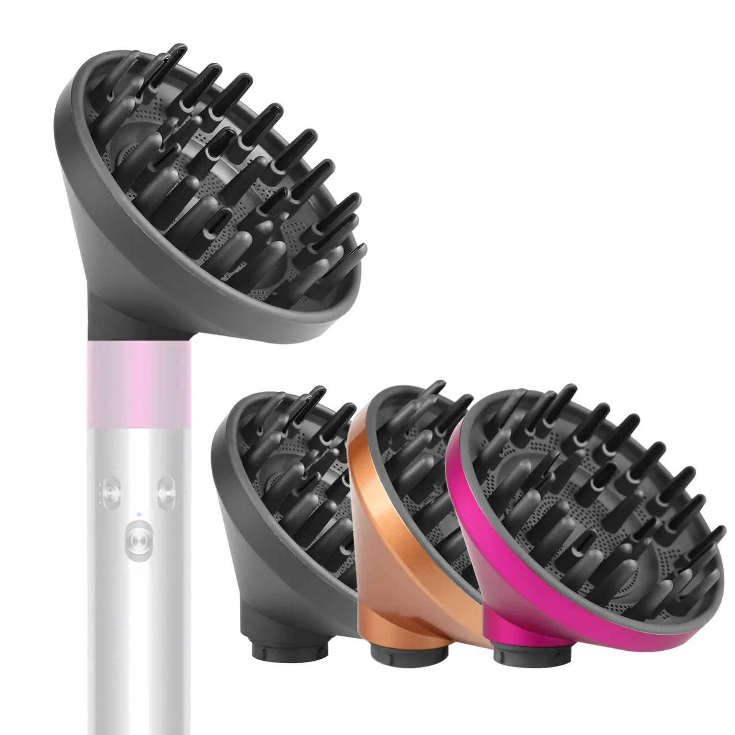 Upgraded Diffuser Nozzle for Dyson Airwrap HS01/05 Converts Airwrap Styler Universal Stereotype Hair Dryer Diffuser Accessories