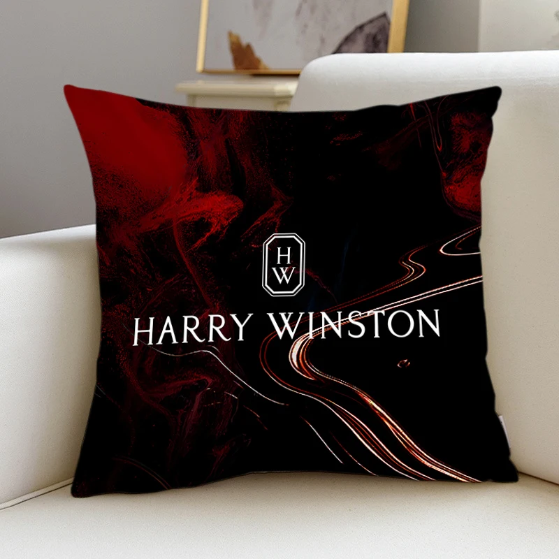 New printed Square pillow bedding comfortable two-sided square pillow sofa Harry Winston pillowcase Fashion brand Home Decor