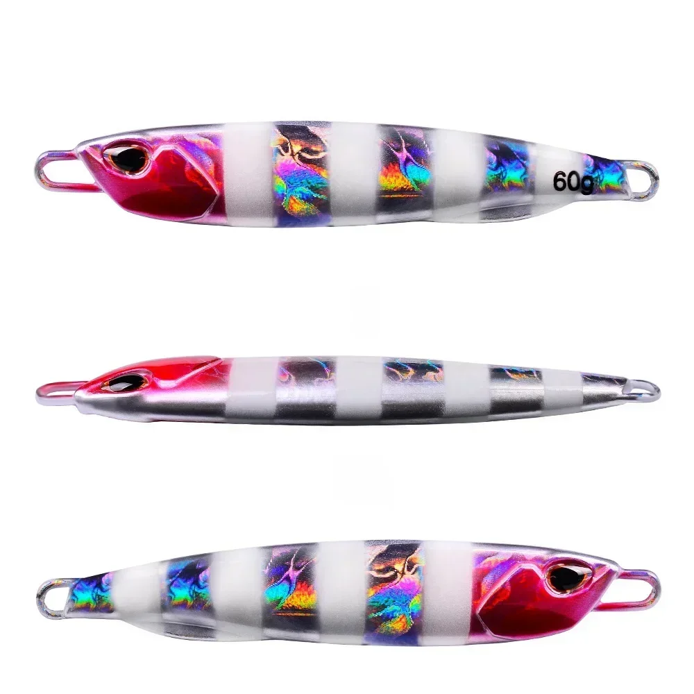 Enhanced Metal Jig Fishing Lure - Versatile and Durable Trolling Bait