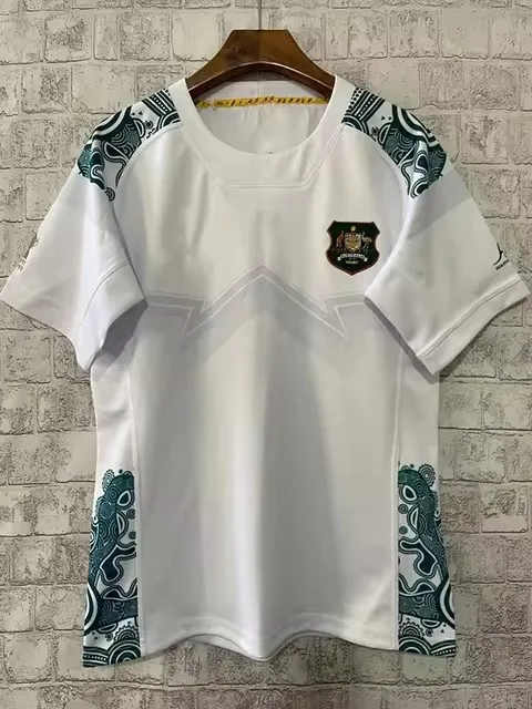 Australian Wallabies Home Jersey MENS INDIGENOUS RUGBY JERSEY size S--5XL