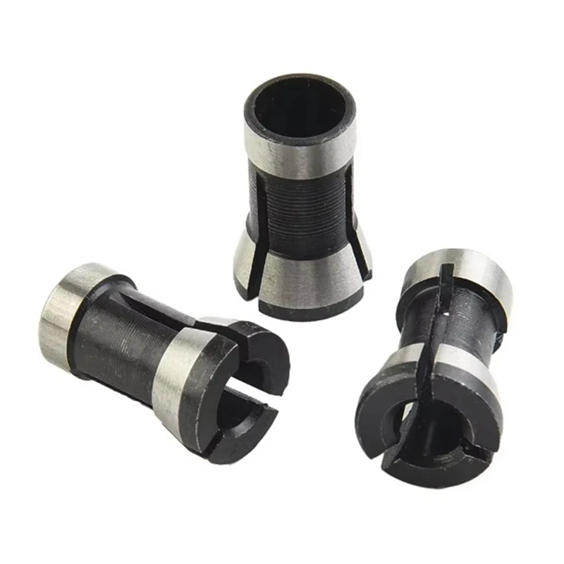 Electric Router Milling Cutter Collet Chuck M15 Screw Nut For Trimming Engraving Machines 4Pcs/Set 6Mm 8Mm 6.35Mm