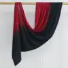 Nouveau Hijabs en Jersey dégradé Double face pour femmes, écharpe en coton pour femmes, enveloppes et châles, bandeau musulman, Turban islamique