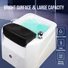 Pedicure Chair Basin Spa Salon with Massage Bubble for Foot Spa Tub With Big Footrest for Resin Acrylic 7 Colors Lighting 1