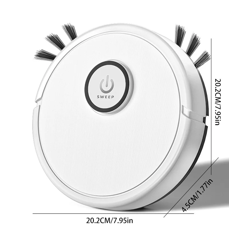 Lenovo 3-in-1 Intelligent Robot Vacuum Cleaner 6000Pa Strong Suction Sweep Mop Charge USB Laser Navigation Pet Hair Hard Floor