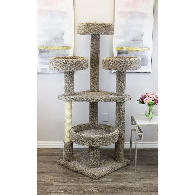 

130012-Neutral Main Coon Cat Tower Cat Tree