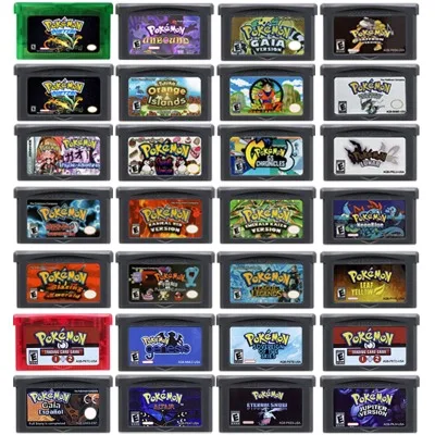 GBA Moemon Black 2 and White 2 Game Cartridge 32 Bit Video Game Console  Card Pokemon Shell with Box for GBA/NDS - AliExpress