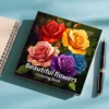 Beautiful Flowers Coloring Book 24Page Adult Picture Books Gift For Relieve Stress Kill Time Graffiti Painting Drawing Art Book 5