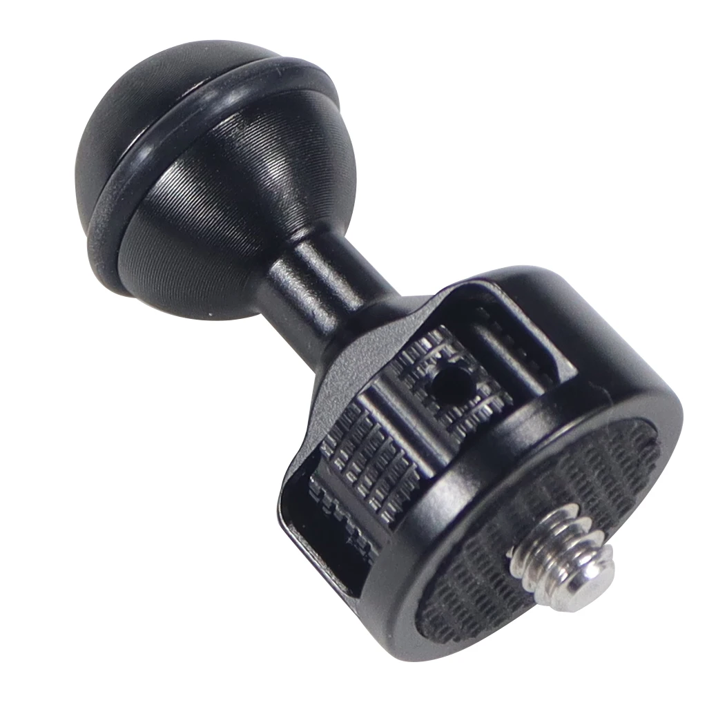 Magic Arm 360 Rotation Double Ball Head with Arri Pin 1/4 3/8 Screw Adapter for