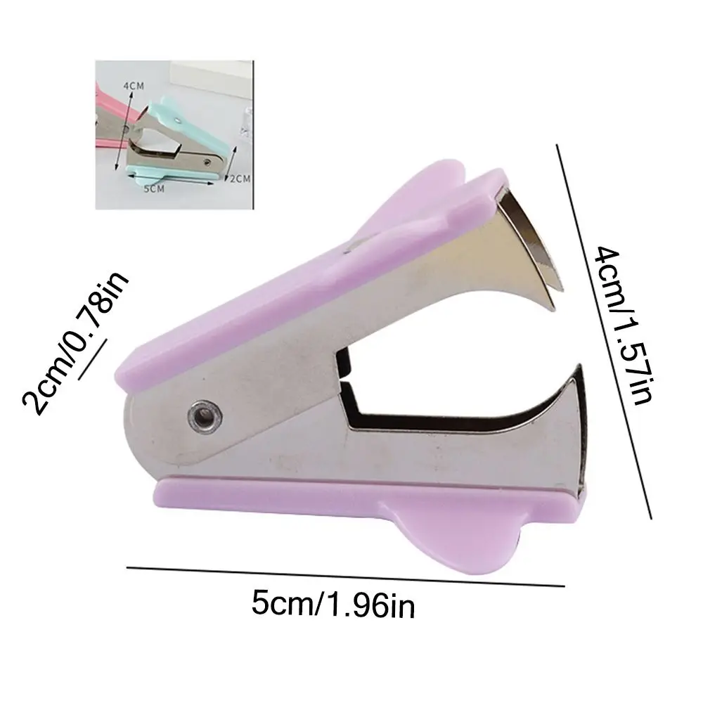 Staple Remover Macaron Color Staple Remover Staples Office Supplies General Mini Stapler Removal Nail Out Extractor Puller Stationery Tools