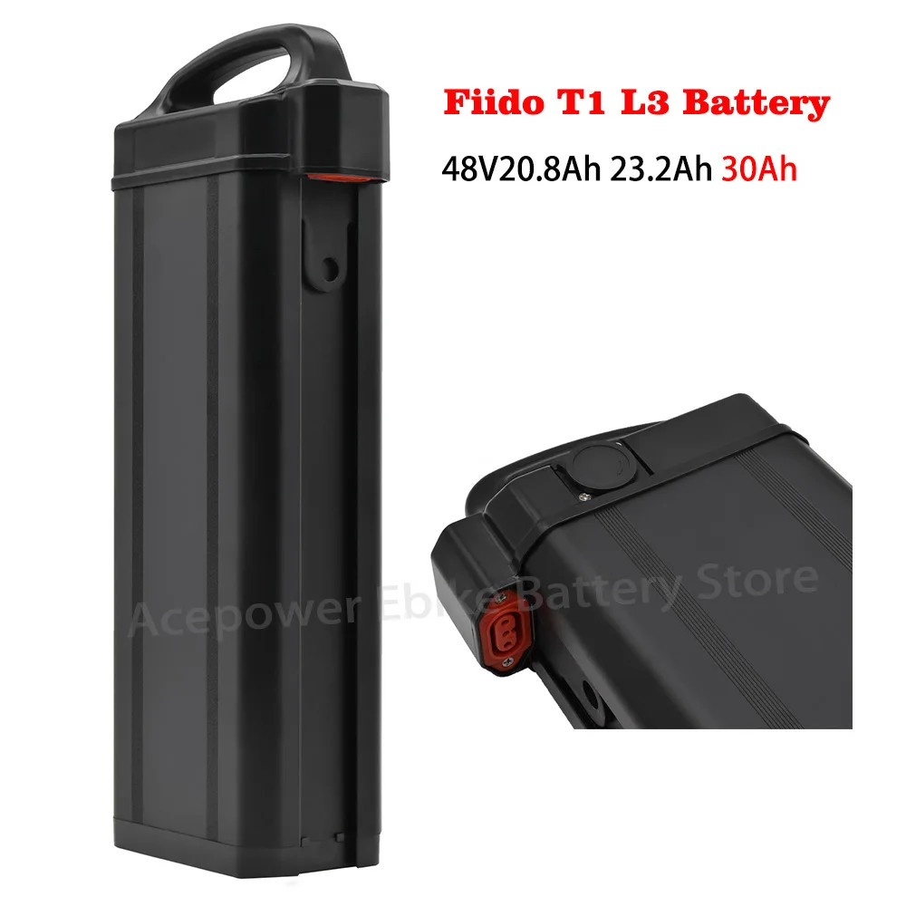 48V 20Ah 20.8Ah 23.2Ah 30Ah Electric Bicycle Battery for Fiido T1 Cargo
