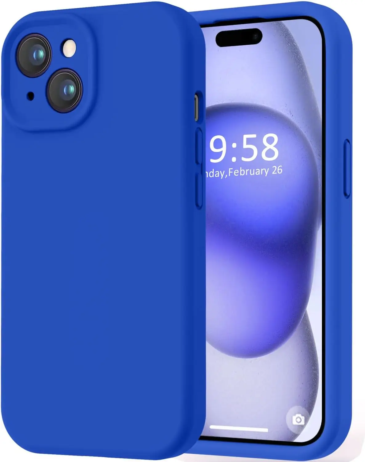 Premium Full Body Protective Phone Case - Liquid Silicone with Soft Microfiber Lining and Shockproof Design