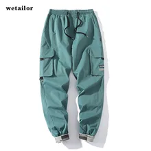 

Spring Fashion Casual Loose Men Streetwear Male Ankle Multi Pockets Joggers Pants Men Hip Hop MilitaryTrousers Cargo Pants