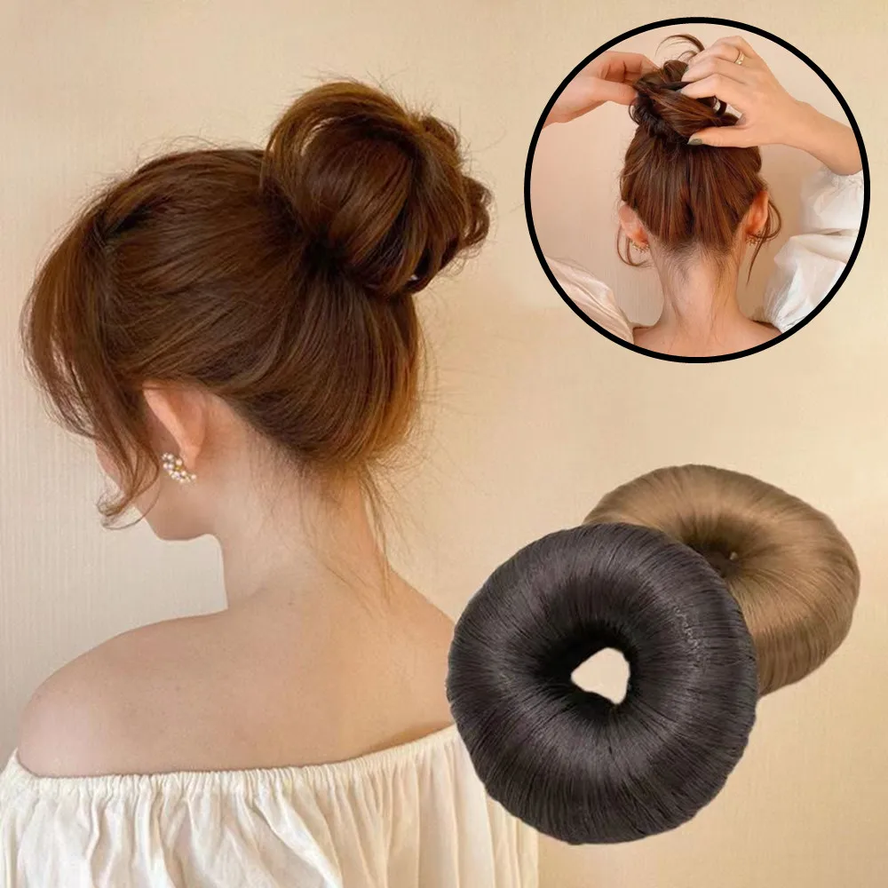 Satin Ribbon Bun Maker - Diy Hair Styler For Ponytails And Sponge Hair  Styling Tools - Temu