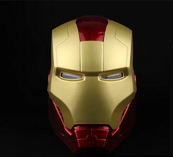 2024 Iron Man Helmet Automatoc 1:1 Controllo Vocale Avengers Mk7 Mk5 Cosplay Con Luce A Led Electronic Close Ironman Helmet Gift