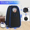 Foldable Steam Sauna, Portable Sauna for Home, Sauna Tent Sauna Box with 2.6L Steamer, Remote Control, Folding Chair, 9 Levels 6