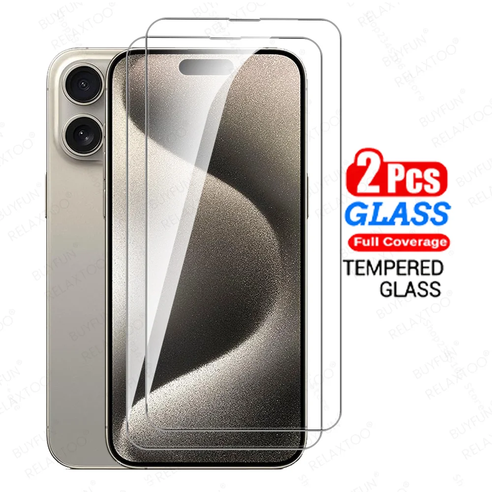 Iphone15Pro Vetro Temperato 2 Pezzi Di Vetro Per Iphone 15 Pro Max Proteggi Schermo Per Apple Iphone 15 Plus Muslimate 15Pro Cover