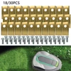 18/30pcs Lawn Robot Blade Stainless steel Lawn Mover Replacement Blade for Worx Landroid Robotic Lawnmower Replacement Blade Set 1