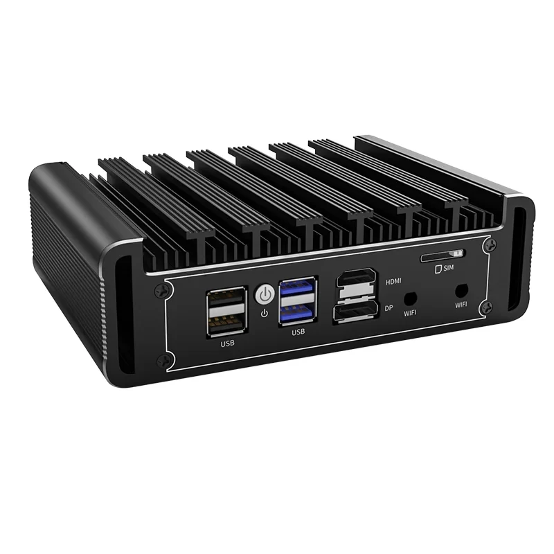 Topton 4x 2.5G Intel i226-V Solid Firewall Mini PC N100 Top Version Fanless Soft Router Micro Appliance pfSense Proxmox AES-NI 4