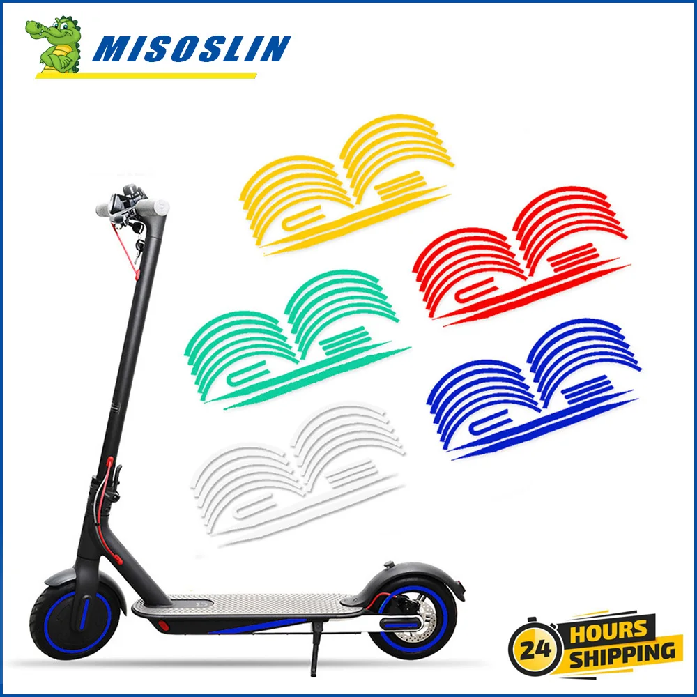 

Hot Night Riding Warning Strip for Xiaomi M365/Pro 1s Pro 2 Electric Scooter Reflective Sticker Cover Decal Scooter Accessories